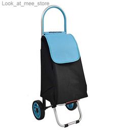 Shopping Carts Lightweight shopping cart Oxford bag luggage cart Q240227