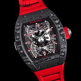 Celebrity Watch Iconic Wristwatch RM Wrist Watch Rm022 (ntpt Red) Automatic Mechanical Chronograph Timepiece