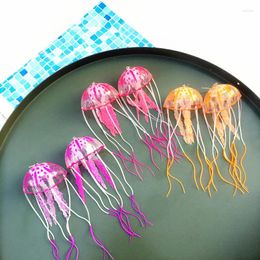 Dangle Earrings Colourful Fashion Jellyfish Tassel For Women Girls Creative Personality Transparent Silicone Geometric