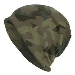 Berets Military Camo Beanie Hats Green Camouflage Army Knitted Hat Gym Thermal Elastic Caps Spring Hip Hop Bonnet Birthday Gift