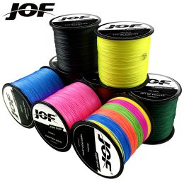 Lines JOF x8 Strands Braided PE Fishing Line 300M Strong Fishing Line Multifilament Durable Fishing Line Tool