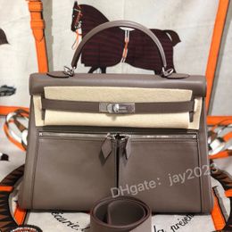 10S tote bag Top Quality designer bag 32cm Women Purse Crossbody Handmade Luxury Designer Handbags Classic Fashion Swift Leather Wallet Sac De all handmade