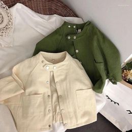 Jackets Baby Girl Boy Denim Jacket Infant Toddle Child Jean Coat Windbreaker Blazer Outwear Spring Autumn 1-7Y