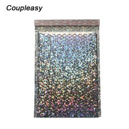 Envelopes 30pcs/lot Laser Color Bubble Mailers Padded Envelope Waterproof Shipping Bag Mailer Self Seal Adhesive Shipping Envelopes 6 Size