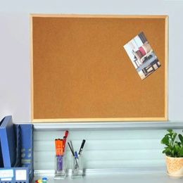 Whiteboards NNRTS New Wall Mounted Cork Board Wood Hanging Message Board notice bulletin board display pushpin drawing board office Supplies