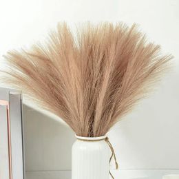 Decorative Flowers 20/10pcs Fluffy Pampas Grass Artificial Boho Decor DIY Bouquet For Wedding Party Home Vase Decoration Fake Plant Reed