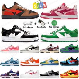 Sk8 Running sta running shoes A Running ABC camo combo pink black white green red orange camouflage men women trainers sports s