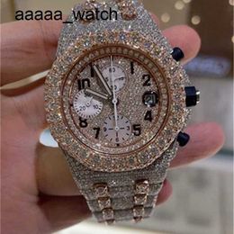 Diamonds Ap Designer Mens Watch Luxury Watches High Quality Movement Men Moissanite Iced Out Montre Automatic Mechanical 092