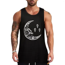 Men's Tank Tops Currents Band Merch Moon Emblem Top Clothing Brands