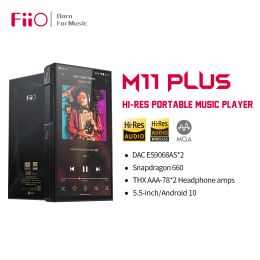 Player FiiO M11 Plus Music Player MP3 HiRes Android 10/MQA/Bluetooth 5.0 5.5inch 64G Snapdragon 660 with Dual ES9068AS