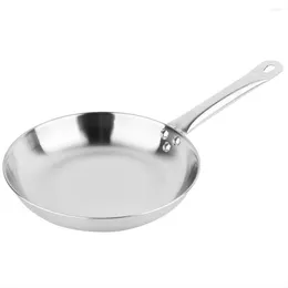 Pans Thickened Frying Pan Stainless Steel Omelette Non Stick With Helper Handle