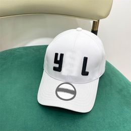 Black white designer hats for women baseball cap cotton breathable comfortable wear snap back outdoor spring wind proof trucker hat letter pattern PJ087 C4