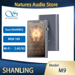 Player SHANLING M9 Portable HIFI Player MP3 AMP Dual AK4499EQ DAC Chip Qualcomm Snapdragon 665 MQA 16X DLNA/Airplay Bluetooth 5.0 LDAC