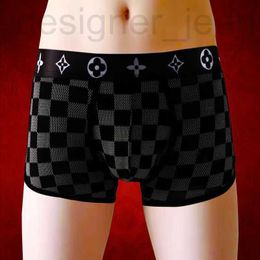 Underpants designer Pure cotton underwear, new men's breathable youth flat angle four corners fashionable printing, sports all pants trend YYEK