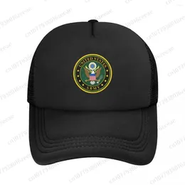 Berets US Army LOGO Baseball Cap Women Men Outdoor Hiking Hat Sport Breathable Golf Hats
