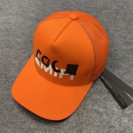 Erkekler Tasarımcı Beyzbol Kadın Moda Lüks Snapback Golf Top Cap Mektup Nakış Yaz Sport Güneş Koruma Ayarlanabilir Turuncu Yüksek Kaliteli Kamyoncu