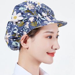 Berets Working Hats Women Men Hair Cover Caps Workshop Hat Chef Kitchen Cooking Catering Net El Restaurant Work Accessories