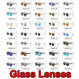 Glass Lenses Designer Sunglasses Mens Brand Sunglasses for Women Mens Sunglass Unisex Fishing Tourist Driving Glasses Sun Shades Glasses With Box 6 Top Styles