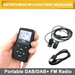 Radio Pocket Digital Audio DAB/DAB+ FM Radio Earphone Bluetooth MP3 Player DABP7