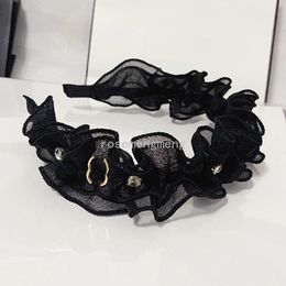 Luxury Designer Lace Headbands Hair Bands Hair Hoop Barrettes Clips Hair Clip for Women Girl Fashion Elastic Headband Sports Fitness Headwraps Hairs Accessory