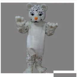 Mascot Cute Snow Leopard Party Costume Christmas Fancy Dress Halloween Drop Delivery Apparel Costumes Dhxfz