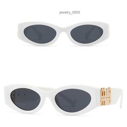 2024mui mui sunglasses designer womens oval frame glasses UV hot selling property squared Metal legs miu letter design SMU09WS SMU11WS OBUX