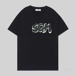 Designer Designer t shirt Summer Loose Anti-Shrink msgms 2000MM510-200002-99 Mens Shirt Cotton letter print T-shirt Size S-3XL designerJS3O