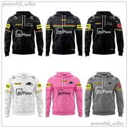 2023 2024 New Penrith Panthers Rugby Hoody Men's Sportwear Pullover Outdoor Hoodies 250