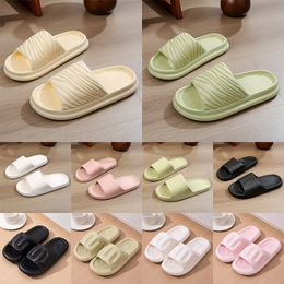 Summer New Slippers Hotel Beach Indoor Couple Comfortable Soft Sole Lightweight Guest Slippers Deodorising Women's Slippers 023
