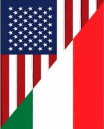 USA United States Italian Friendship Vertical Flag 3ft x 5ft Polyester Banner Flying 150 90cm Custom flag outdoor9578154