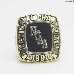 Ny7u Designer Commemorative Ring Band Rings 1991 Ncaa Duke Blue Magic University Basketball Champion Ring University Ring Yin9