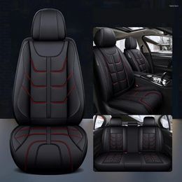 Car Seat Covers Luxury Cover Universal PU Leather Vehicle Cushion Protector Pad Auto Interior Accessories