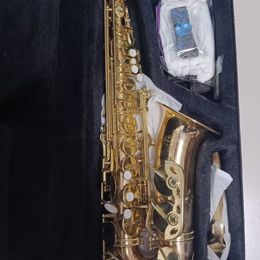 BUFFET jazz Musical Instrument Alto Saxophone EF Golden alto sax Complete accessories Mouthpiece and case Free Shipping