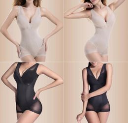 Lady Slimming Burn Fat Briefs Shapewear Tummy Slim Bodysuit Full Body Shaper Slimming Underwear Vest Bodysuits Shaper Jumpsuit6704380