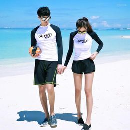 Women's Swimwear Summer Couple's Surfing Suit Large Split Swimsuit Men's And Casual Long Sleeved Quick Drying Beach Pants