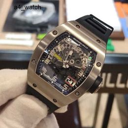 Timeless Watch Elegance Wristwatch RM Wrist Watch Series Hollow Date Display 48*40mm RM029 Titanium Alloy Full Hollow