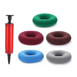 Pillow Chair Seat Home Office Use Tailbone Pain Relief Donut With Pump For BuBed Sores