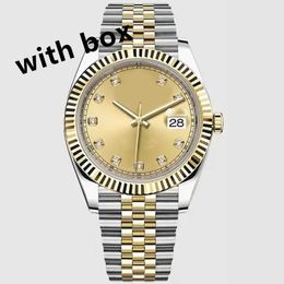 Datejust Lady Watch Mens Designer High Quality Sier Gold Plated Strap Orologio 36/41MM 28/31MM Business Aaa Watches Men 126300 Xb03 B4