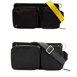 Designer Bags Men's Cross Body Messenger Waist Pocket White Handbags New Zebra Line Crossbody Bag Casual Small Mobile Passport Card Camera Bag