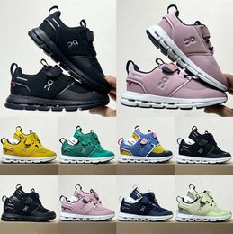 2024 on Cloud Kids Shoes Sports Outdoor Athletic Unc Black Children White Boys Girls Casual Fashion Sneakers Kid Walking Toddler Sneakers Size 26-37 no