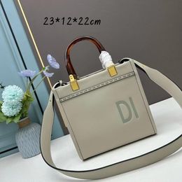 Designer small square bag women's letter large logo leather underarm bag fashionable handbag mini totebags designer bag high-quality shopping bag