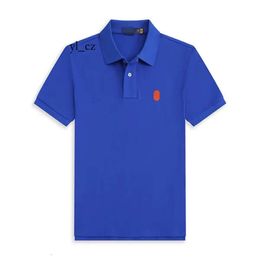 Ralphs Laurence T Shirt Designer Shirt Men Ralphs Laurence Polo T-shirt Top Quality Men's Brand Pony Embroidery Polo Shirts Mens Shirts Business Standing 2907