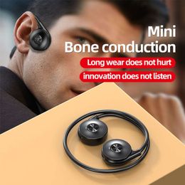 New M1S Bone Conduction Bluetooth Mini Two Ear Sport Business Style Earphones