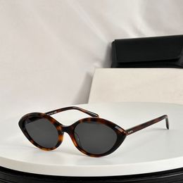 Cat Eye Oval Sunglasses Tortoise Gray Lenses 40264 Women Luxury Glasses Shades Designer UV400 Eyewear