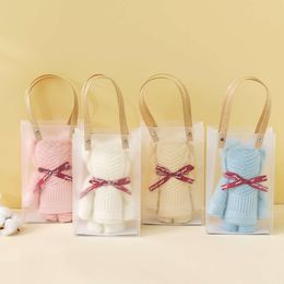 Pure Twill Teddy Bear Wedding Cake, All Cotton Gift Towel, Doll Towel