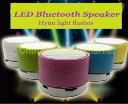 Wireless Mini Portable LED Bluetooth Speakers A9 Hands Wireless Stereo Speaker FM Radio TF Card USB For iPhone Mobile Phone Co7222641
