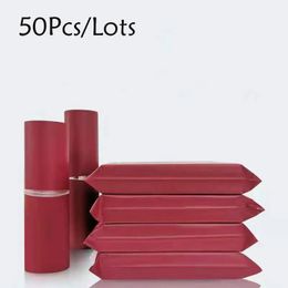 Envelopes 50pcs/lots Pack Brown Red Mail Bag Thicken Courier Bags Storage Bag Waterproof Bag Pe Envelope Mailer Postal Mailing Packing Bag