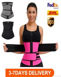 US Stock S6XL Men Women Shapers Waist Trainer Belt Corset Belly Slimming Shapewear Adjustable Waist Support Body Shapers FY80843310673