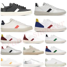 2024 Designer Sneakers V10 Campo Low Chromefree Esplar Leather Shoes Womens Mens Fashion Luxury White Black Green Authentic Plate-forme Trainers Size 45