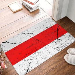 Carpets National Flag Anti-Slip Doormat Kitchen Mat BELARUS WHITE RED BELARUSSIAN Floor Carpet Welcome Rug Home Decorative